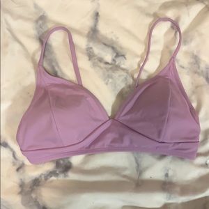 light purple swim top!